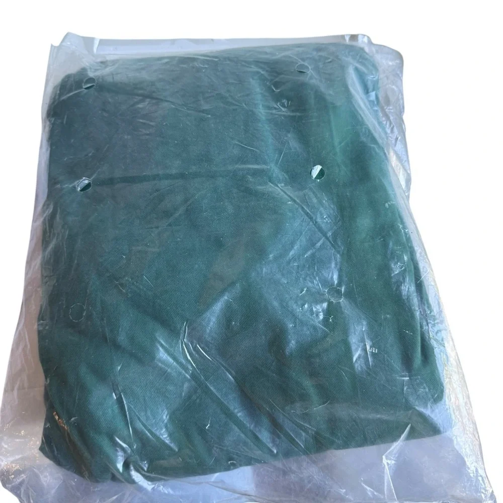 Tab Curtains One Panel - Hunter Green 58 x 84in. 100% cotton made in the USA.